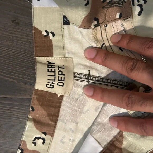 Camouflage Patchwork Pants
